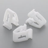 Snap Fit Plastic Clip, White