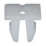 Plastic Screw Grommet, White, With Washer